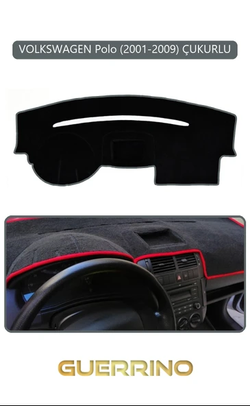 Guerrino  VOLKSWAGEN Polo (2001-2009) ÇUKURLUTORPİDO KORUMA HALISI GRİ KENAR ürün görseli
