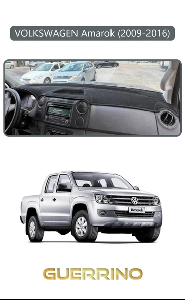 Guerrino  VOLKSWAGEN Amarok (2009-2016)TORPİDO KORUMA HALISI GRİ KENAR ürün görseli