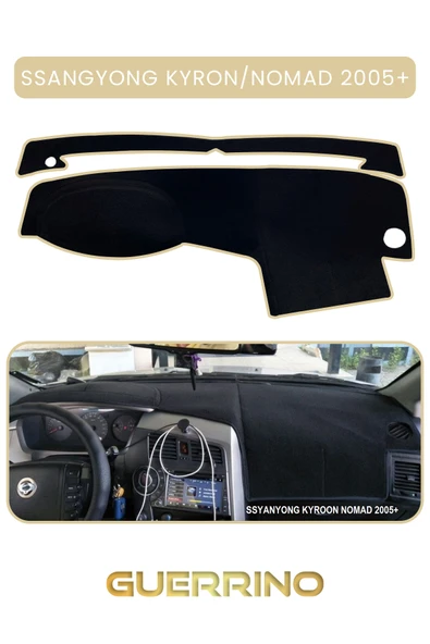 Guerrino  SSANGYONG Kyron / Nomad (2005+) ;TORPİDO KORUMA HALISI BEJ KENAR ürün görseli