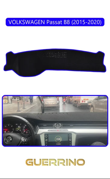 Guerrino  VOLKSWAGEN Passat B 8 (2015-2020)TORPİDO KORUMA HALISI MAVİ KENAR ürün görseli