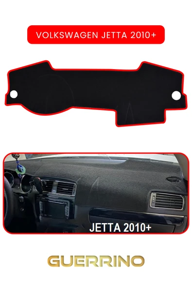 Guerrino  VOLKSWAGEN Jetta (2010+)TORPİDO KORUMA HALISI KIRMIZI KENAR ürün görseli