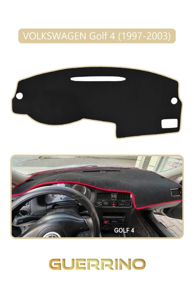 Guerrino  VOLKSWAGEN Golf 4  (1997-2003) TORPİDO KORUMA HALISI BEJ KENAR ürün görseli