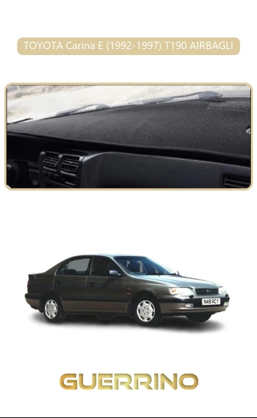 Guerrino  TOYOTA Carina E (1992-1997) T190TORPİDO KORUMA HALISI BEJ KENAR ürün görseli