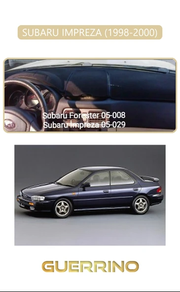 Guerrino  SUBARU IMPREZZA (1998-2000)TORPİDO KORUMA HALISI BEJ KENAR ürün görseli