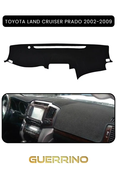 Guerrino  TOYOTA LAND CRUISER PRADO 2002-2009TORPİDO KORUMA HALISI SİYAH KENAR ürün görseli
