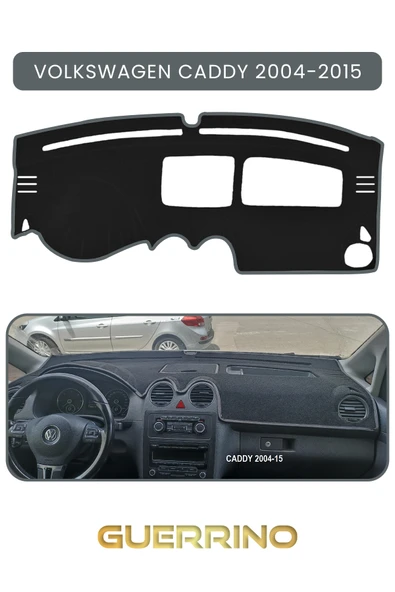 Guerrino  VOLKSWAGEN Caddy (2004-2015 )TORPİDO KORUMA HALISI GRİ KENAR ürün görseli