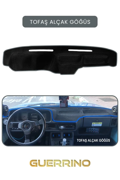 Guerrino  TOFAŞ ALÇAK GÖGÜSTORPİDO KORUMA HALISI GRİ KENAR ürün görseli
