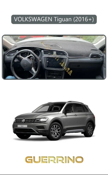 Guerrino  VOLKSWAGEN Tiguan (2016+) ;TORPİDO KORUMA HALISI GRİ KENAR ürün görseli