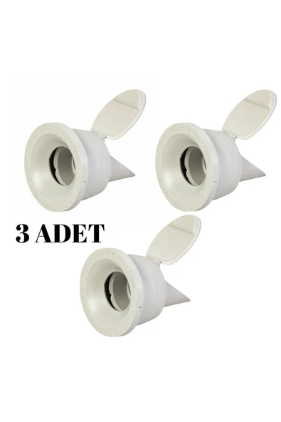 3 Adet Koku Önleyici Çekvalfli Adaptör Conta 50 Lavabo & Evyeler