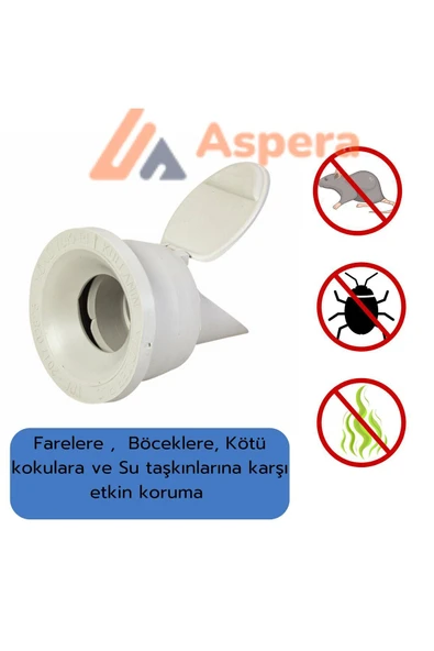 3 Adet Koku Önleyici Çekvalfli Adaptör Conta 50 Lavabo & Evyeler - 3