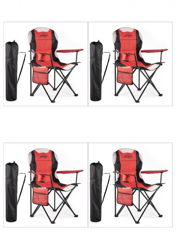 Sportlife Evolite Nature Katlanabilir Kamp Koltuğu 4li Set