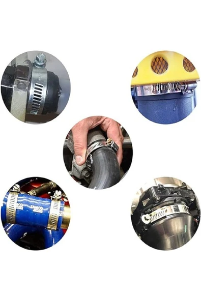 DESIPHON 16X23 cm Hortum boru metal 100 adet (1 paket) - 2