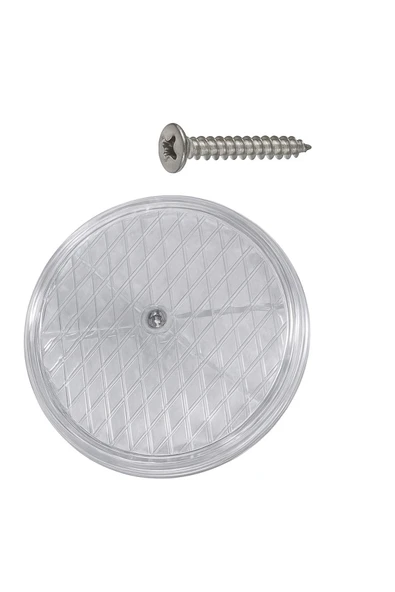 DESIPHON 4 Adet Şeffaf Cam Menfez Doğal Gaz Uyumlu Havalandırma Kapağı Kolay Montaj ve Sağlam - 4