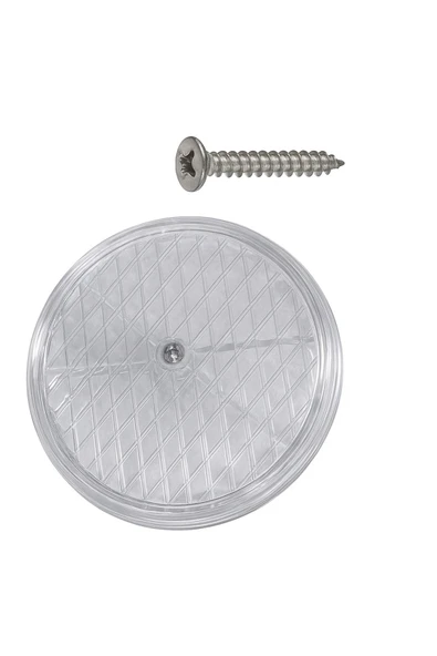 DESIPHON Şeffaf Cam Menfez Kapağı 18 cm Doğalgaz Uyumlu, Estetik ve Hava Geçirgen Tasarım - 4
