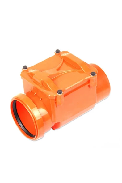 125 Lik Plastik Atık Pis Su Çekvalf Klapeli 125mm