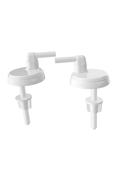 DESIPHON Plastik Ayarlı Klozet Kapağı Montaj Vidası Seti  /Menteşesi/alttan Sıkmalı