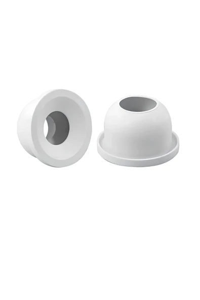 DESIPHON Gri Körüklü Lavabo Sifon Seti Adaptör Conta + Sifon Kelepçesi Dahil 3’lü Takım - 4