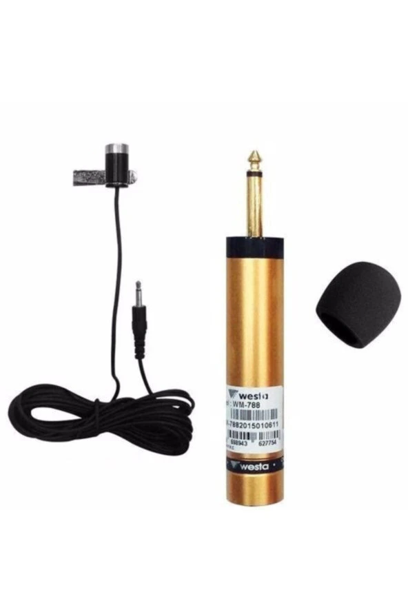 WESTA WM-788 DİNAMİK YAKA MİKROFONU