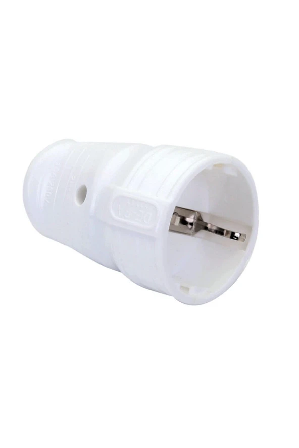 DE-PA 11111 TOPRAKLI DİŞİ FİŞ 5 ADET BAKIR 1.KALİTE FİŞ PRİZ