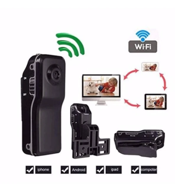 ETKA 003 BEBEK BAKICI KAMERA MİNİ DV SESE DUYARLI SES VE VİDEO KAYDEDİCİ WİFİLİ MİNİ KAMERA