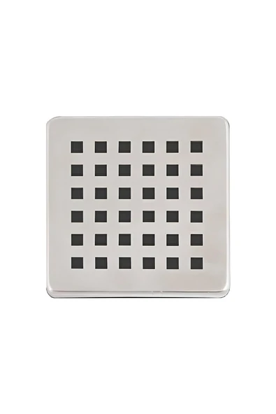 DESIPHON 2 Adet Paslanmaz Çelik Kare Delikli Banyo Yer Süzgeç Izgarası Üst Kapak 10X10 Süzgeç Uyumlu - 2