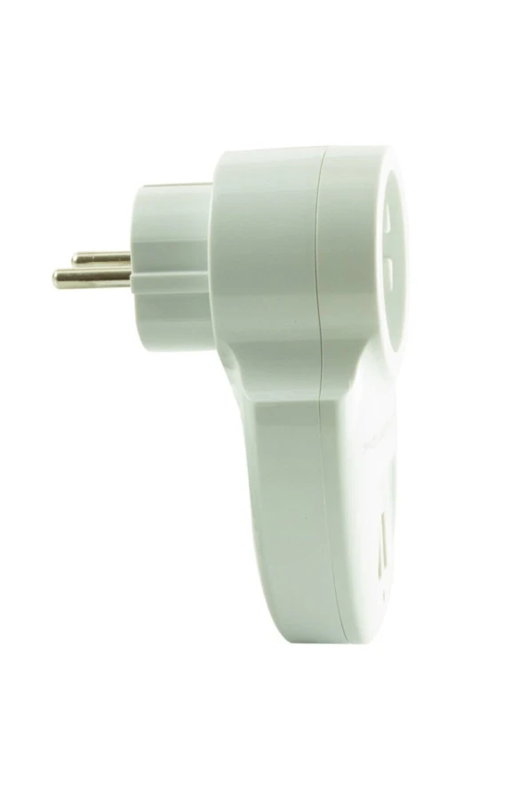 POWERMASTER PM-16895 TEKLİ AKIM KORUMLI PRİZ ÇİFT USBLİ 16A 3500W ÇOCUK KORUMALI PRİZ 16895 - 3
