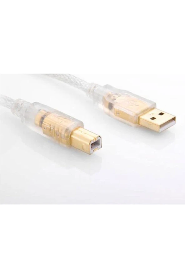 YAZICI KABLOSU 10 METRE USB 2.0 ŞEFFAF YAZICI KABLOSU S-LINK SLX-331