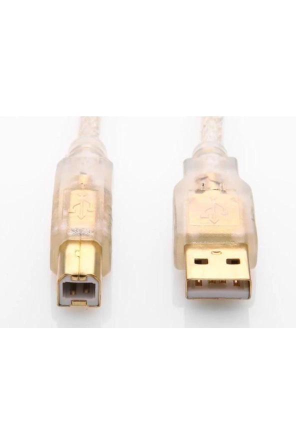 YAZICI KABLOSU 10 METRE USB 2.0 ŞEFFAF YAZICI KABLOSU S-LINK SLX-331 - 2