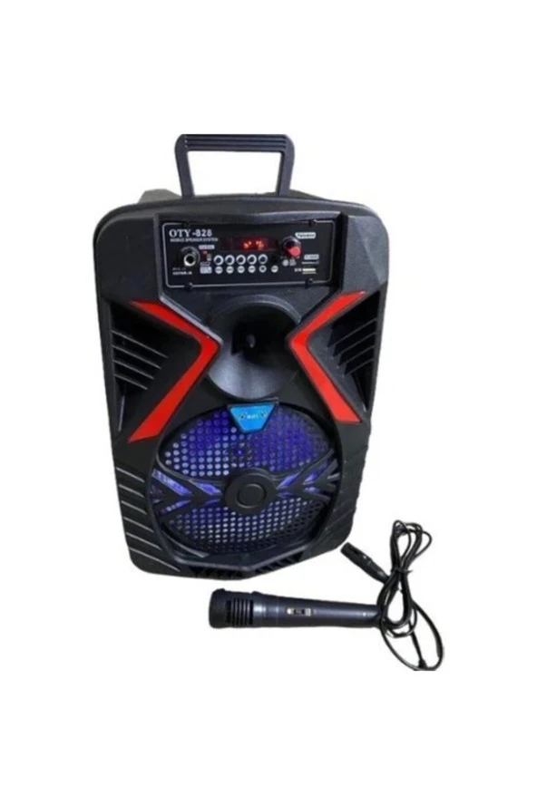 OTY-828 HOPARLÖR USB+FM+SD+AUX BLUETOOTH DESTEKLİ TAŞINABİLİR HOPARLÖR - 3