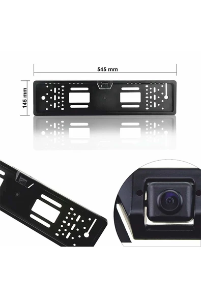 OTO ARAÇ KAMERASI 12V PLAKALIĞA MONTELİ UNIVERSAL GERİ GÖRÜŞ KAMERASI ROSE KP-01 - 3