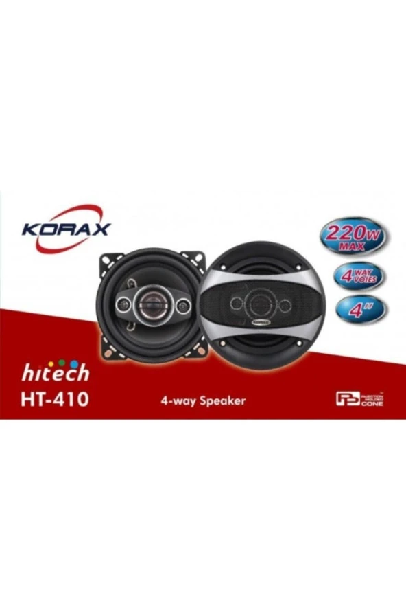 OTO HOPARLÖR 10 CM 220W 4" OTO HOPARLÖR KORAX HT-410 - 2