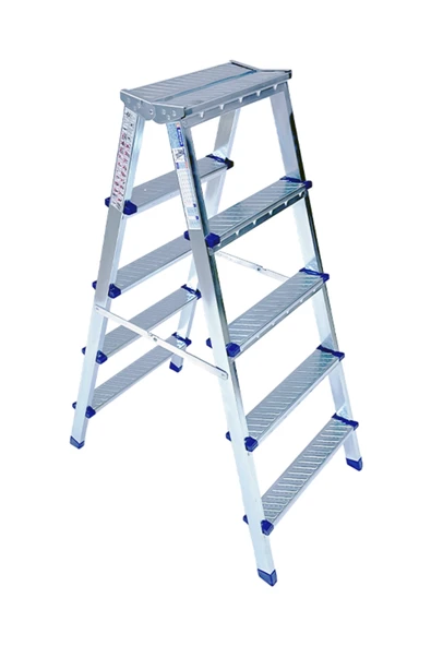 SARAYLI GALVANİZ ÇİFT ÇIKIŞLI MERDİVEN (5+5)