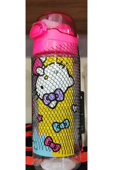 bundle island Hello kitty figürlü plastik matara 550 ml