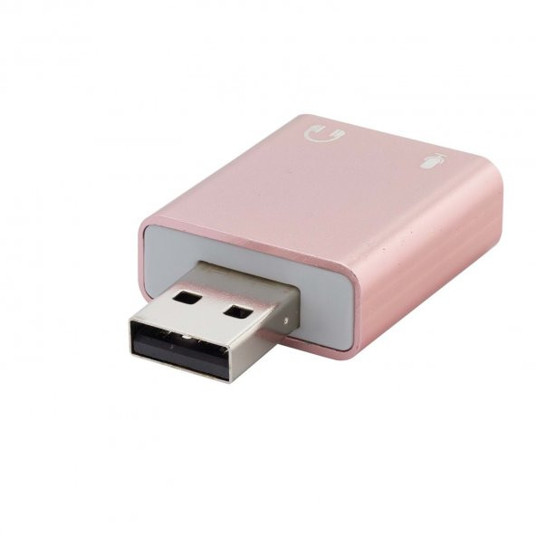 SES KARTI 7.1 USB SES KARTI PEMBE SOUND CARD USB 7.1 HADRON HN2218