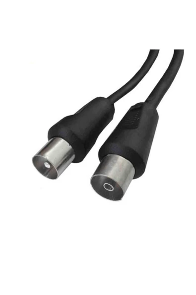 RF KABLO 1.5 METRE KABLO RF ERKEK-RF DİŞİ SİYAH RF KABLO