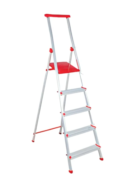 ALÜMİNYUM MERDİVEN EKONOMİK 7+1 BASAMAKLI