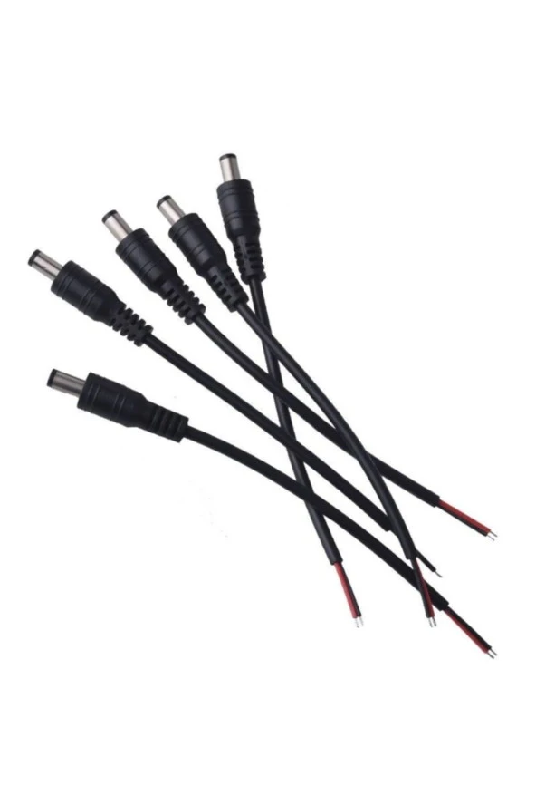 ERKEK POWER VOLTAJ KABLOSU 5.5 x 2.1 MM 20 ADET ERKEK POWER KABLO
