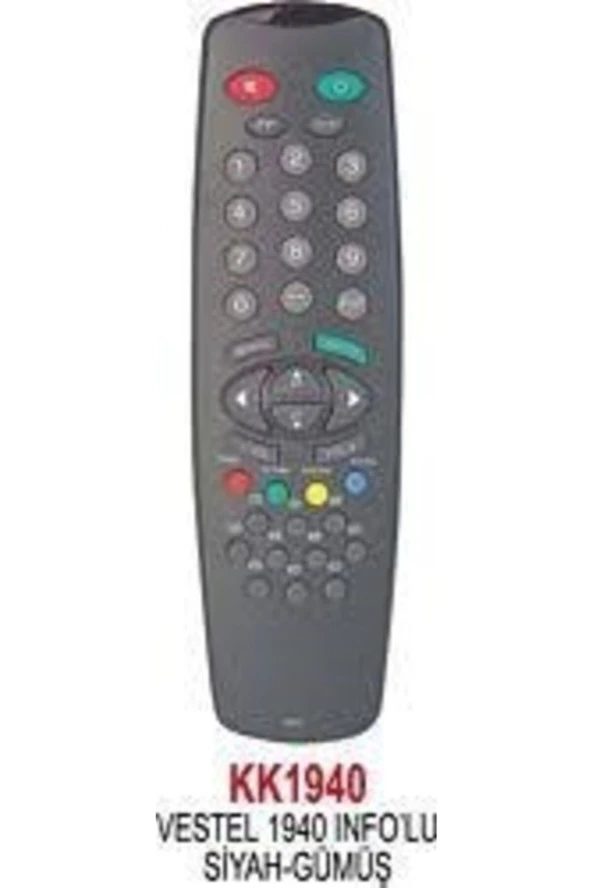 TELEVİZYON KUMANDASI VESTEL 1940 İNFOLU KUMANDA TÜPLÜ TELEVİZYON KUMANDASI SWAT KK1940