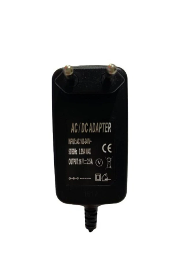 SANTRAL ADAPTÖRÜ 16V-2.5A AC 100-240V 50-60HZ 0.35A MAX SANTRAL ADAPTÖRÜ 1512 - 2