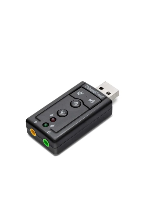SES KARTI 7.1 USB SES ADAPTÖRÜ USB SOUND CARD ADAPTÖR HADRON HD4177 - Resim 2