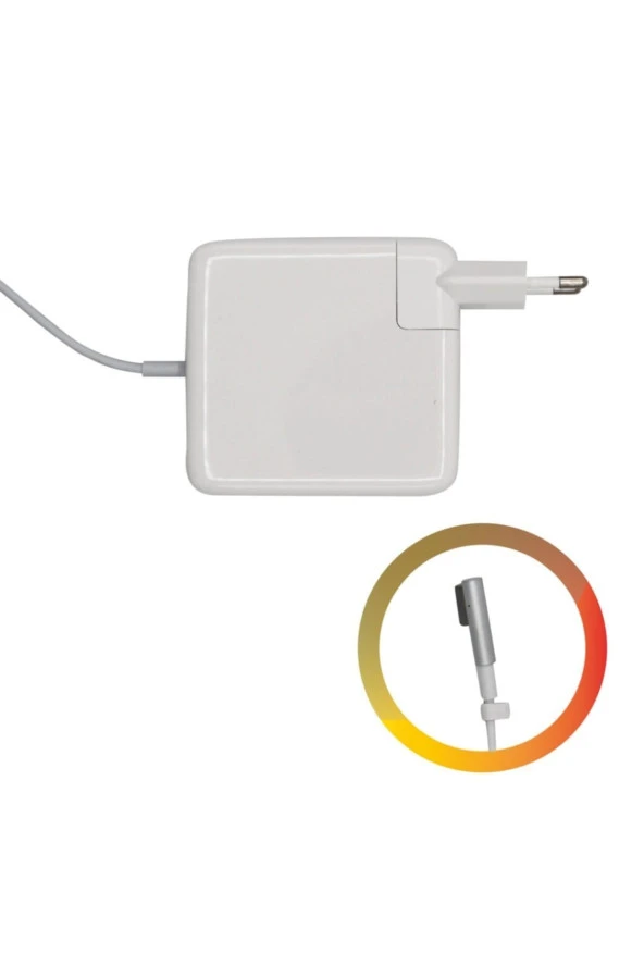 APPLE NOTEBOOK LAPTOP ADAPTÖRÜ 16.5V 3.65A 60W MAGSAFE1 ADAPTÖR WELLPOWER WNA-AP026