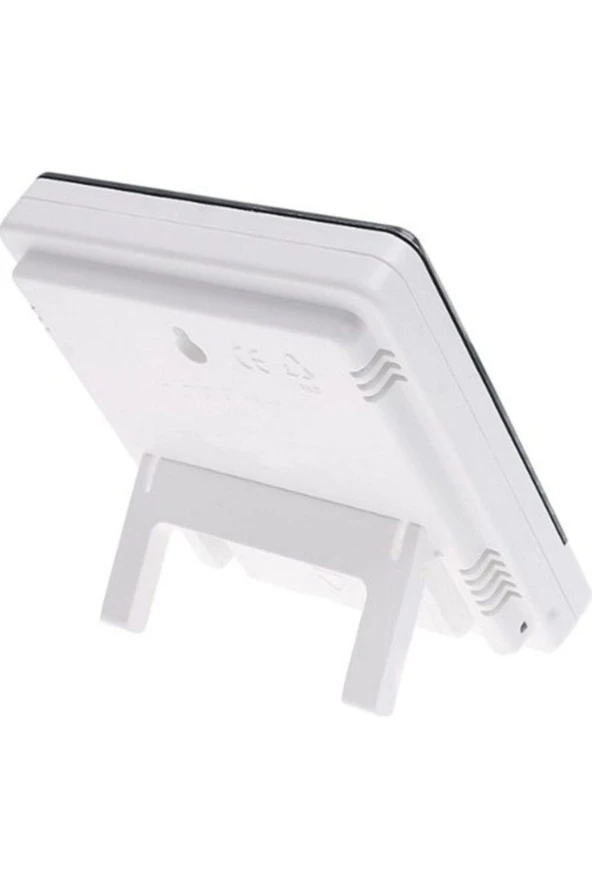 TERMOMETRE VE NEM ÖLÇER LCD EKRAN ISI NEM ÖLÇER TAKVİM VE SAAT GÖSTERGELİ ALARMLI TERMOMETRE HTC-1 - 7