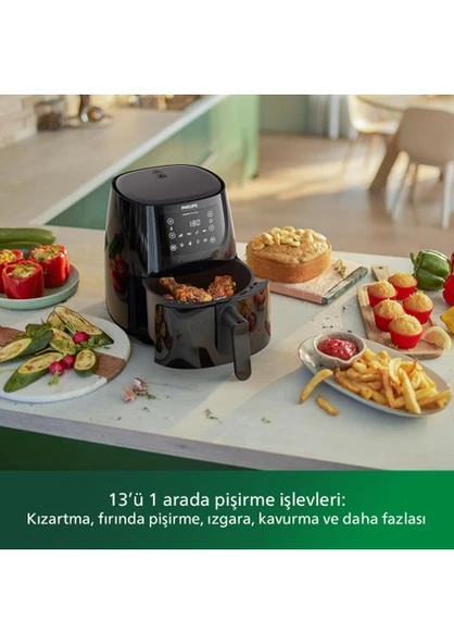 Philips Airfryer L HD9243/90 3000 Serisi 4.1 lt Yağsız Fritöz - 6