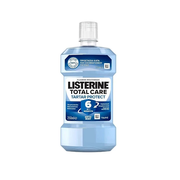 Listerine Total Care Tartar Protect 6in1 Ağız Bakım Suyu 250ml ürün görseli
