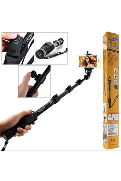 Selfie Çubuğu Monopod Bluetooth Kumandalı YUNTENG YT-1288 - 2