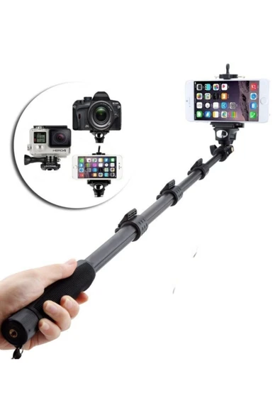 Selfie Çubuğu Monopod Bluetooth Kumandalı YUNTENG YT-1288