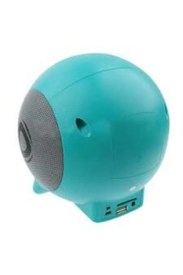 MÜZİK KUTUSU PANDA FM/USB/SD/MP3 RADYO STEREO SPEAKER MÜZİK KUTUSU MAVİ BS-04 - 4