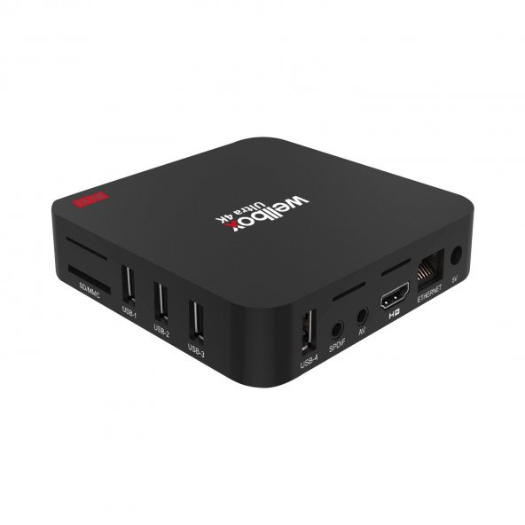 UYDU ALICISI ULTRA 4K HD 10.0 ANDROID 2GB RAM 16GB HAFIZA 2.4G WIFI/USB TV BOX WELLBOX WX-H3 - 6