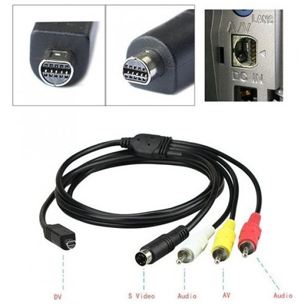 BİLGİSAYAR AV KABLOSU 1.5 METRE GÖRÜNTÜ AKTARIM AV CABLE FOR SONY FULLY - 3