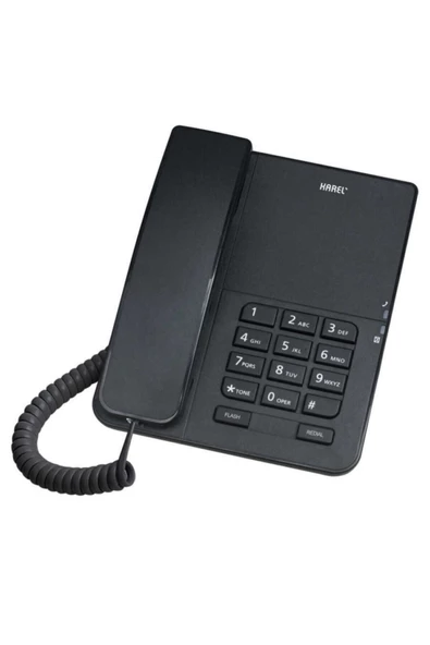 TELEFON MASAÜSTÜ ANALOG KABLOLU TELEFON KAREL TM-140 SİYAH